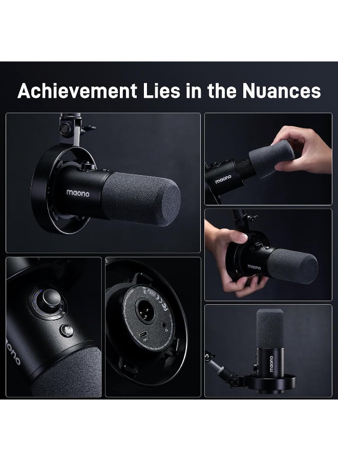 Maono PD300X Dynamic Microphone Black - Image 3